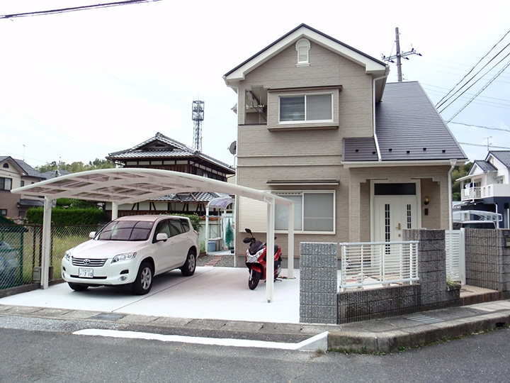 外壁・屋根・外構のリフォームでまるで新築のように。