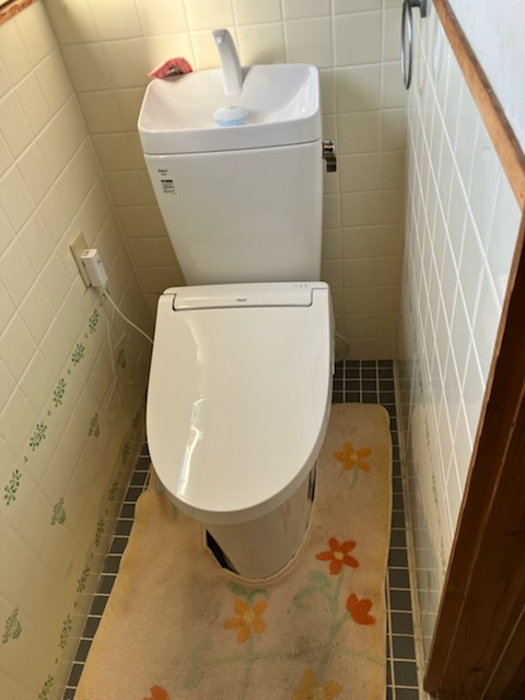 トイレがきれいになりとても満足しています。