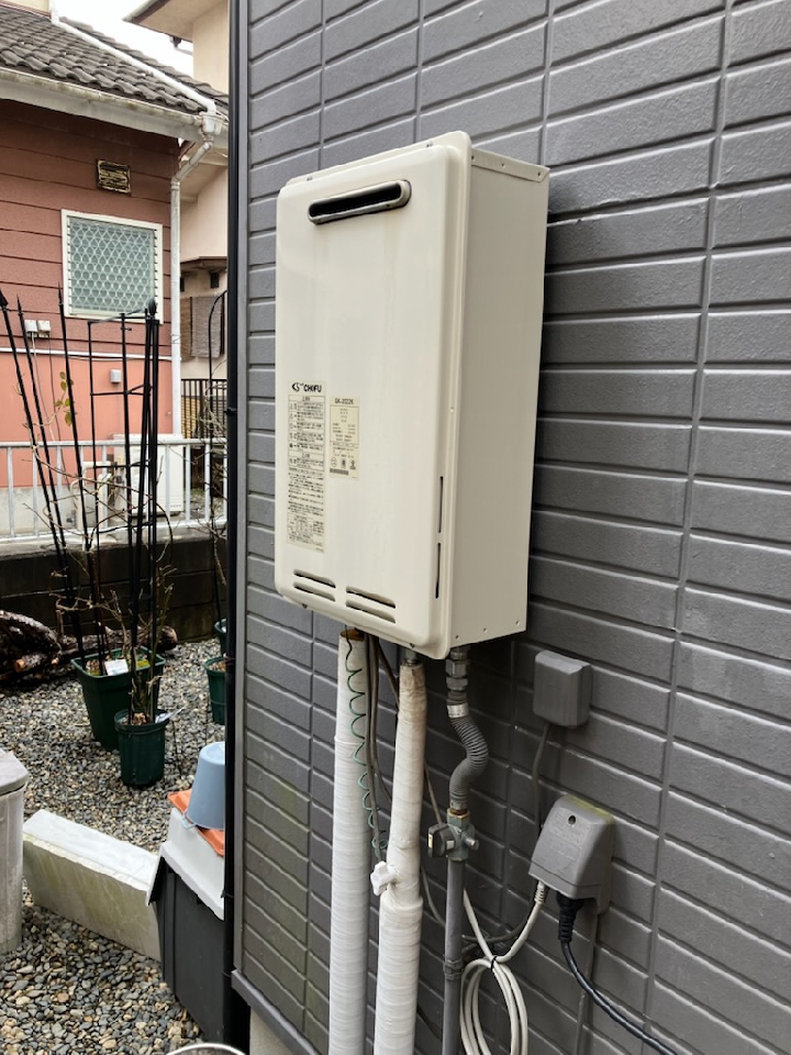 ガス給湯器取替え工事